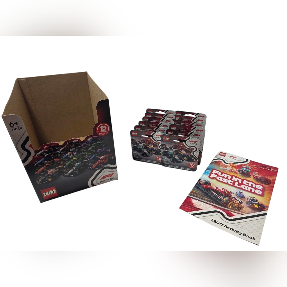 LEGO F1 Mini Collectable Race Car Collection with Activity Book
